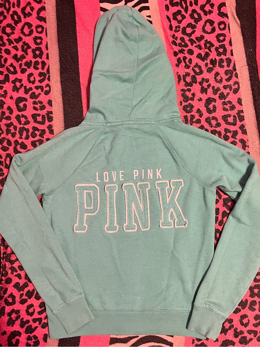 Vintage PINK Victoria's Secret zip up jacket